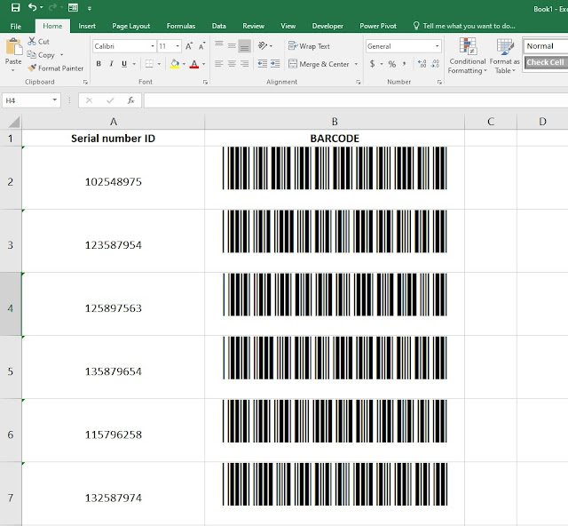 How To Create Barcode In Excel