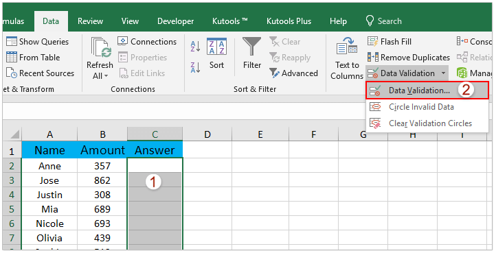 How To Create Yes Or No Drop Down List With Color In Excel