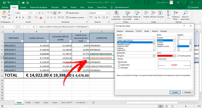 How To Cross Out In Excel 2013 Solve Your Tech