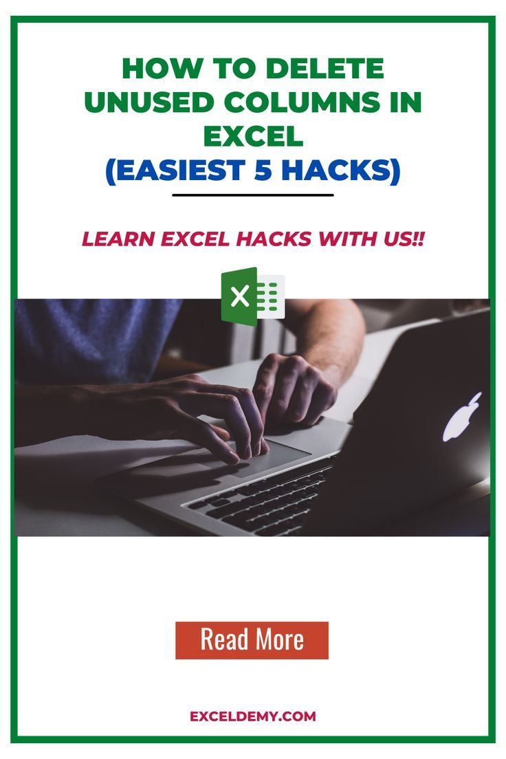 How To Delete Unused Columns In Excel Easiest 5 Methods Exceldemy