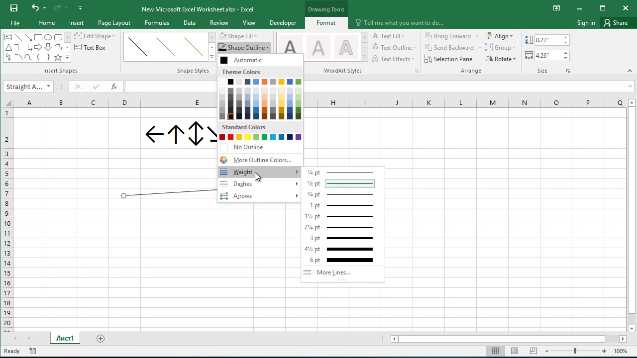 3 Simple Ways to Add Arrows in Excel