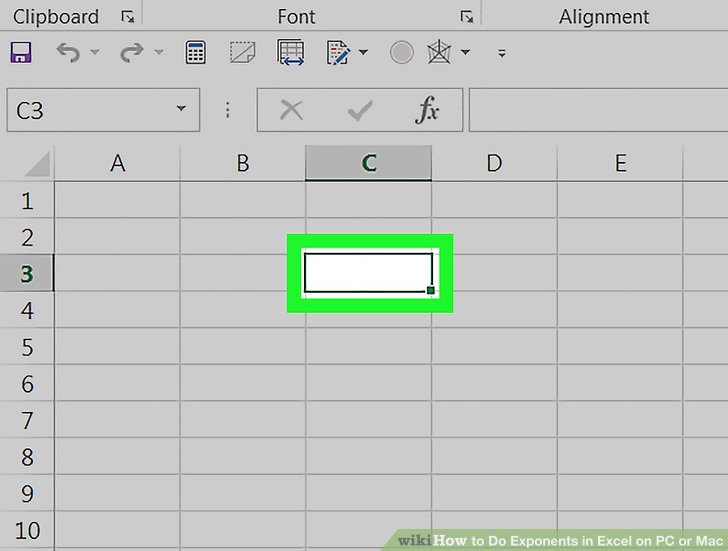 How To Do Exponents In Excel On Pc Or Mac 7 Steps With Pictures