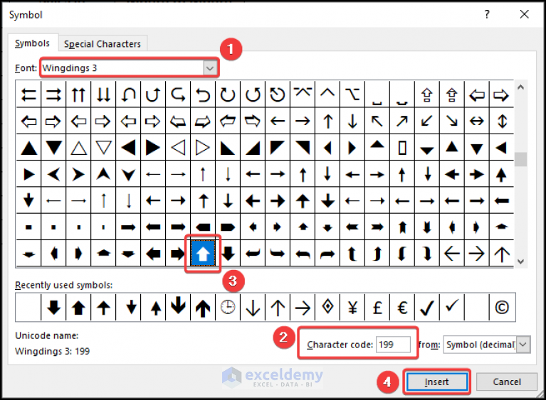 How To Draw Arrows In Excel 3 Methods Exceldemy