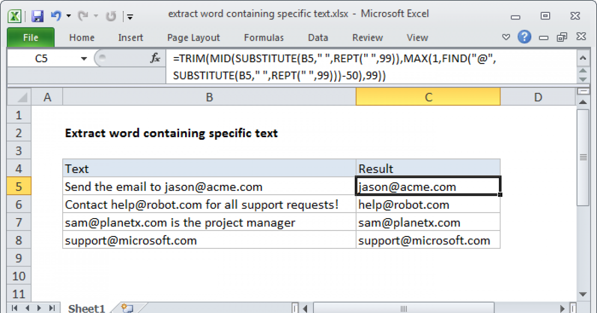 How To Extract Cells With Specific Text In Excel Printable Online