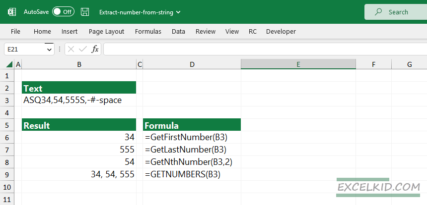 5 Simple Tricks to Extract Numbers from Strings in Excel