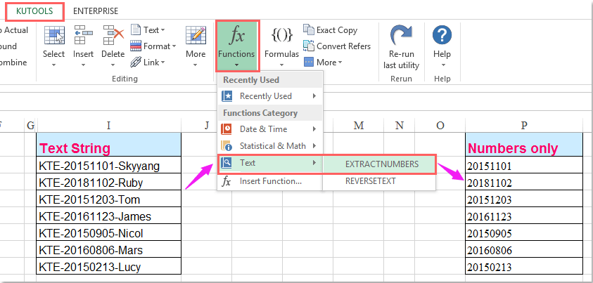 How To Extract Number Only From Text String In Excel