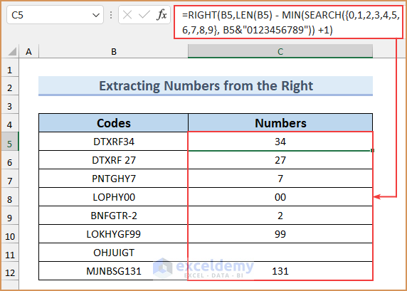 How To Extract Numbers From A Cell In Excel Excel Excel Tutorials Text