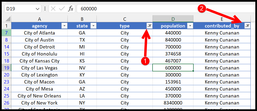 How To Filter Multiple Columns In Excel Independently Exceldemy