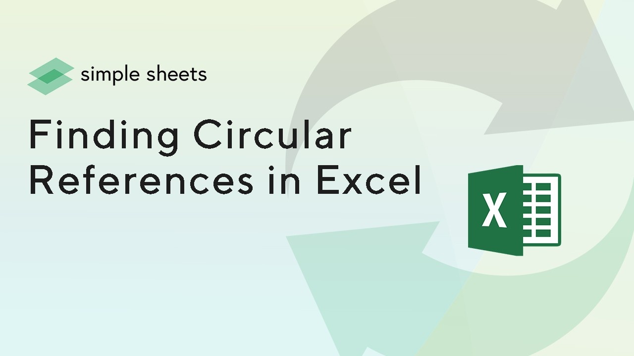 How To Find Circular References In Excel Quickexcel