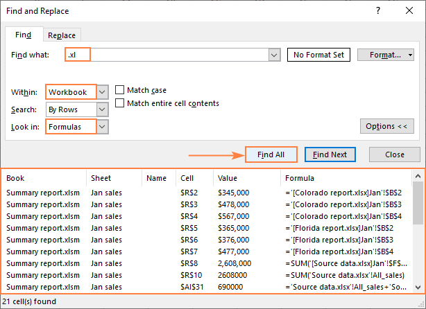 How To Find External Links In Google Sheets And Excel Docs Tutorial