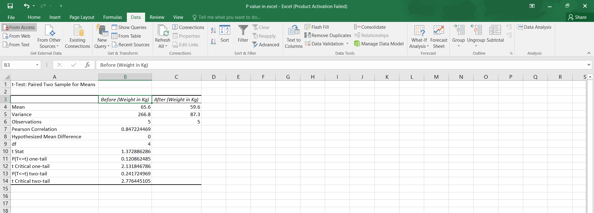 3 Easy Ways to Calculate P Value in Excel