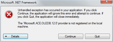 How To Fix Sql Server Microsoft Ace Oledb 12 0 Provider Is Not Registered On The Local Machine