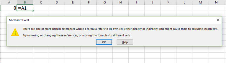 How To Fix The Circular Reference Error In Excel Tipsmake Com