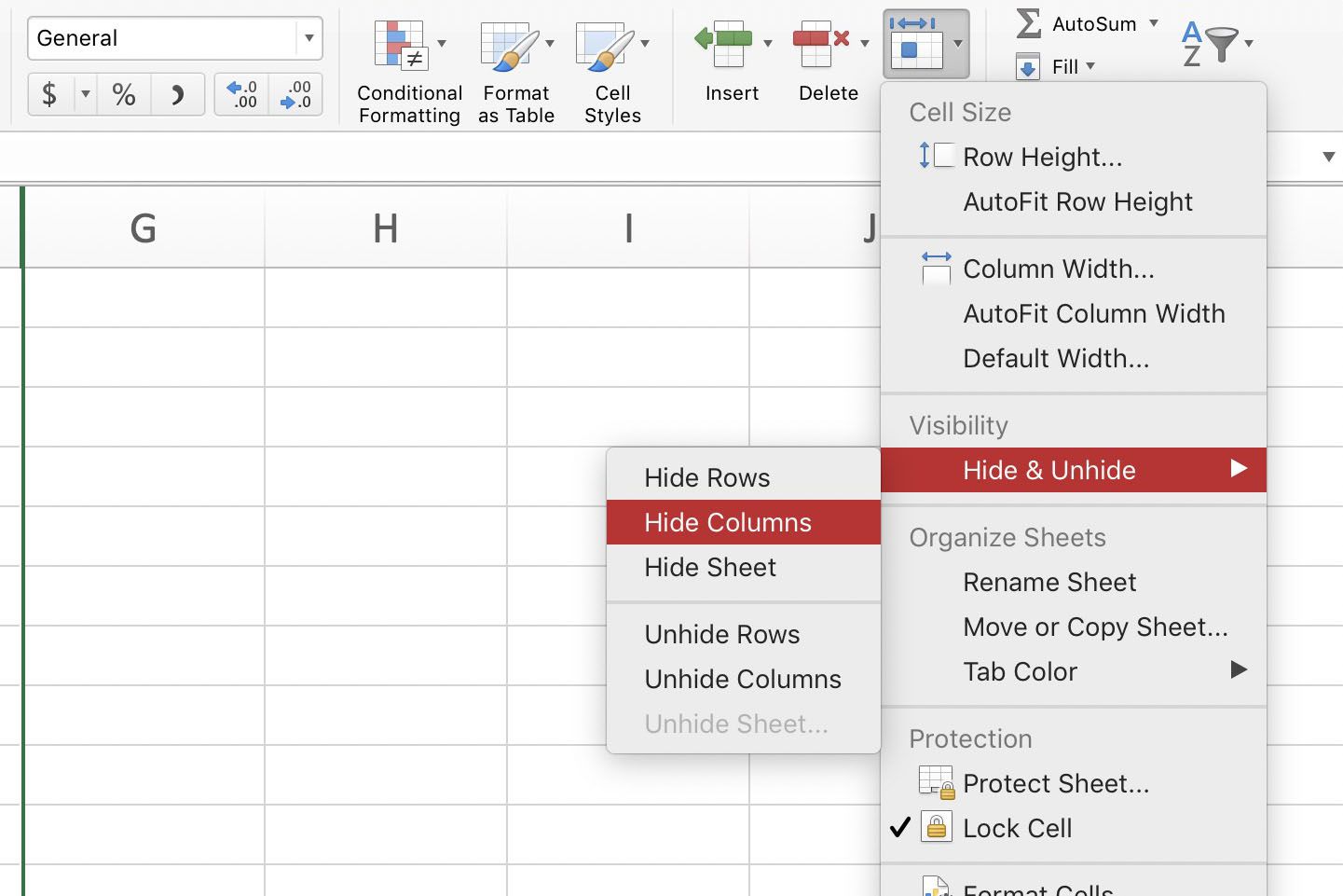 How To Hide And Unhide A Column In Excel Officecopax