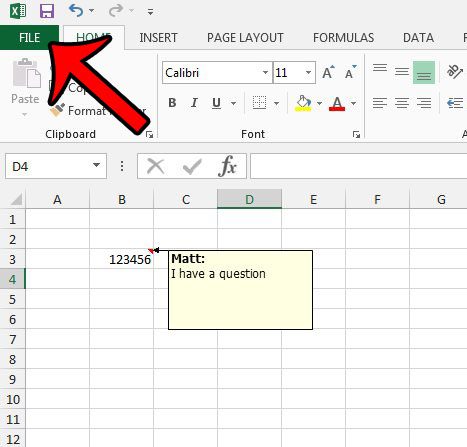 How To Hide Comments And Indicators In Excel 2013 Solve Your Tech