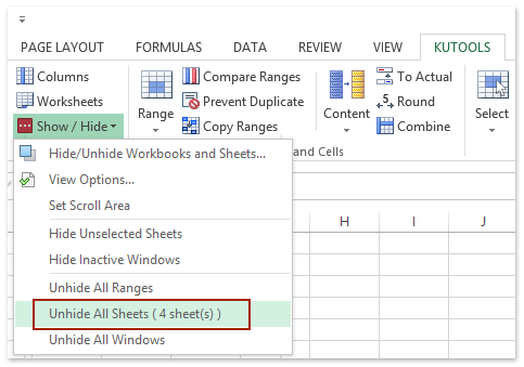 How To Hide The Sheet Bar In Excel