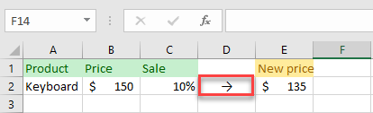 How To Insert Arrows Excel Youtube