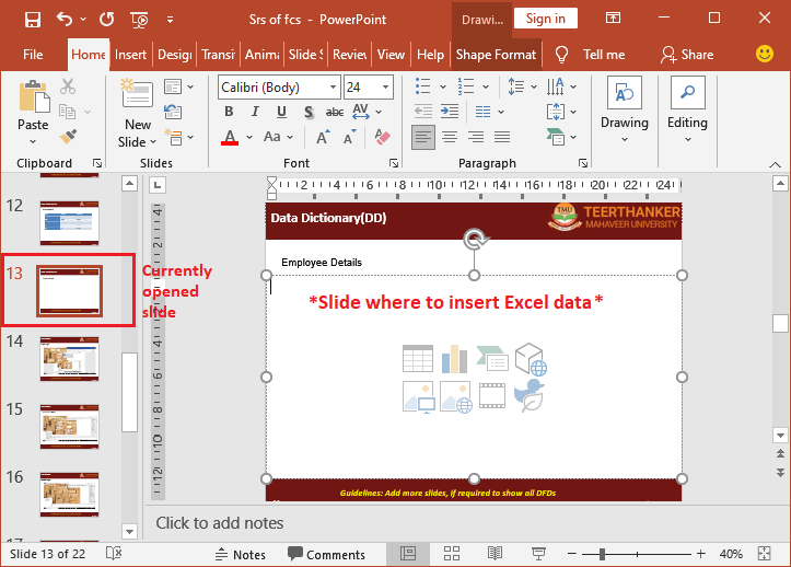 How To Insert Excel File In Ppt Javatpoint