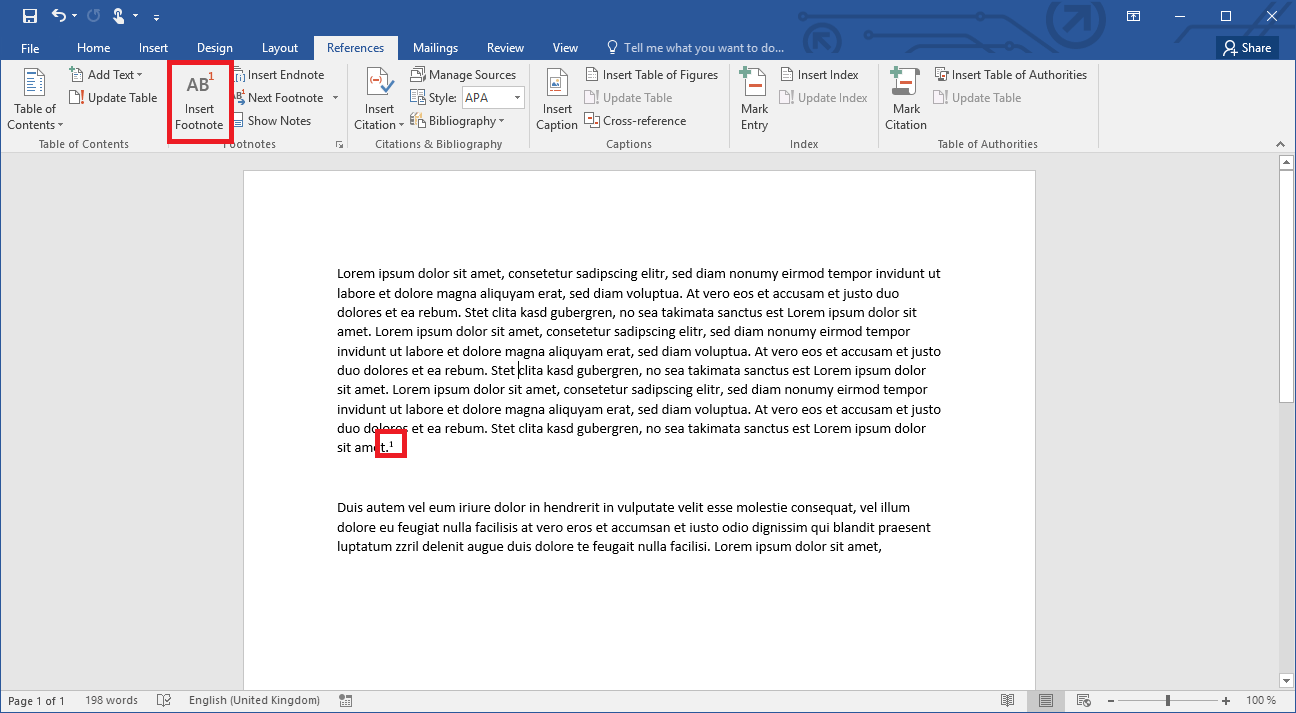 How To Insert Footnotes In Word Suitensa