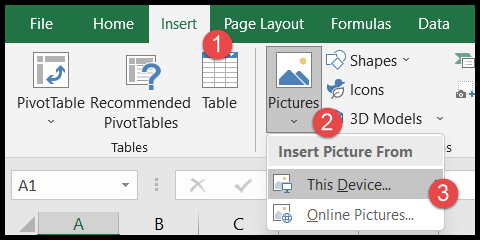 How To Insert Image Into Excel Cells Youtube