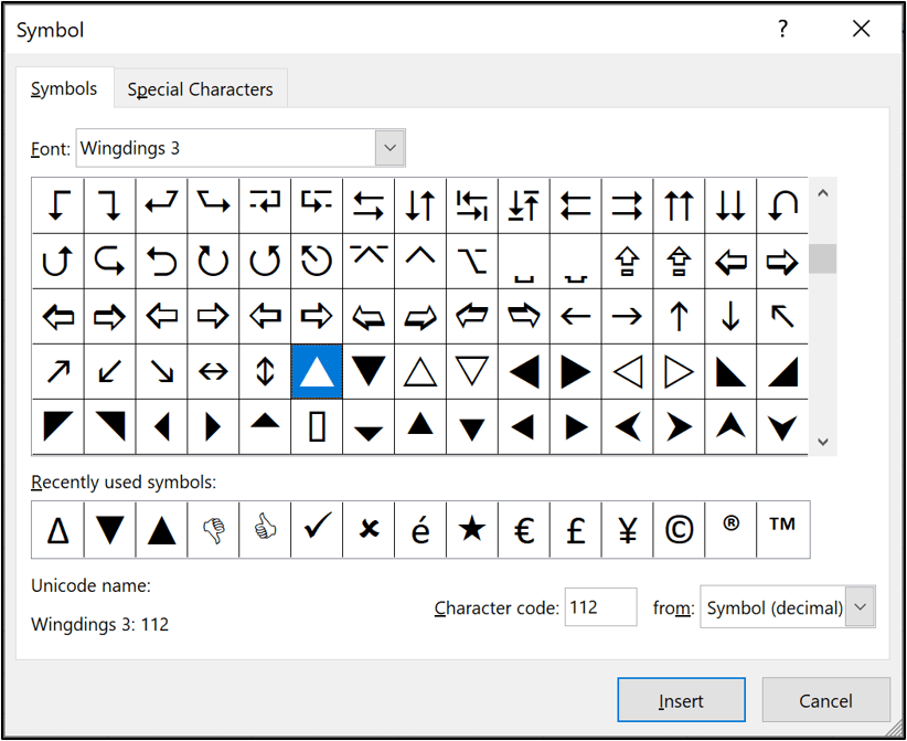 How To Insert Inverted Delta Symbol In Excel Printable Online