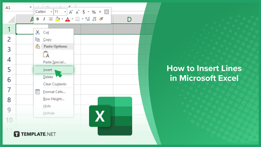 How To Insert Lines In Microsoft Excel Video