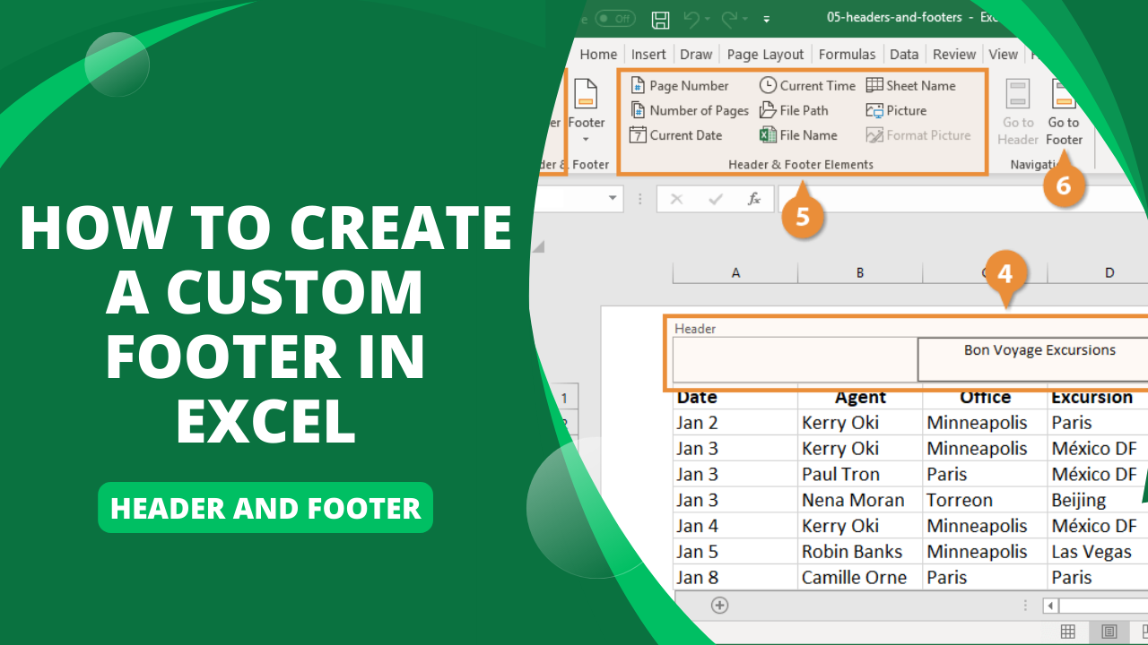 How To Insert Page X Of Y Into A Header Or Footer In Excel