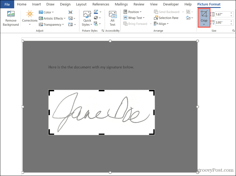 How To Insert Signature In Word Excel Lawpcextreme