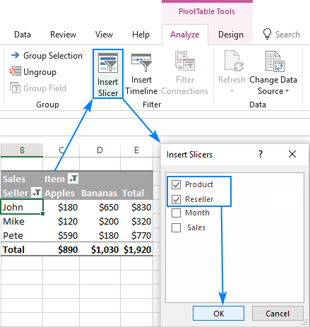 How To Insert Slicer In Excel Pivot Table Brokeasshome Com