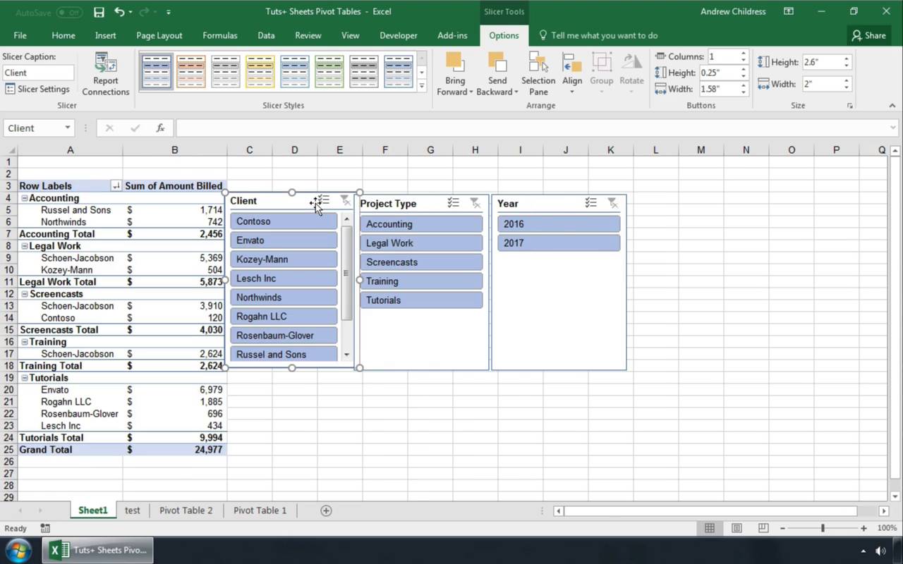 Easily Add Slicers in Excel Without Pivot Tables