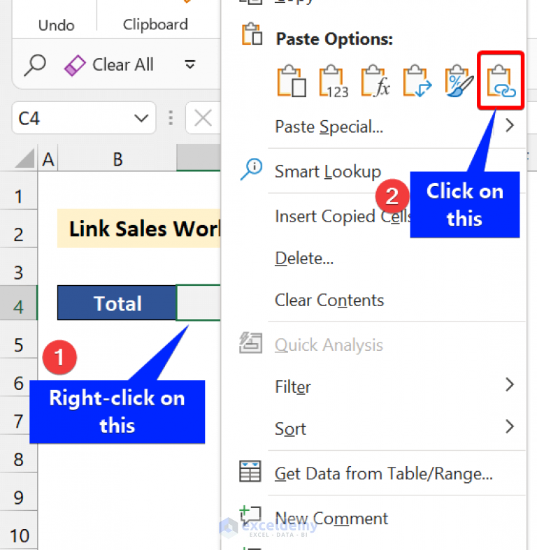 How To Link Cells In Excel 7 Ways Exceldemy