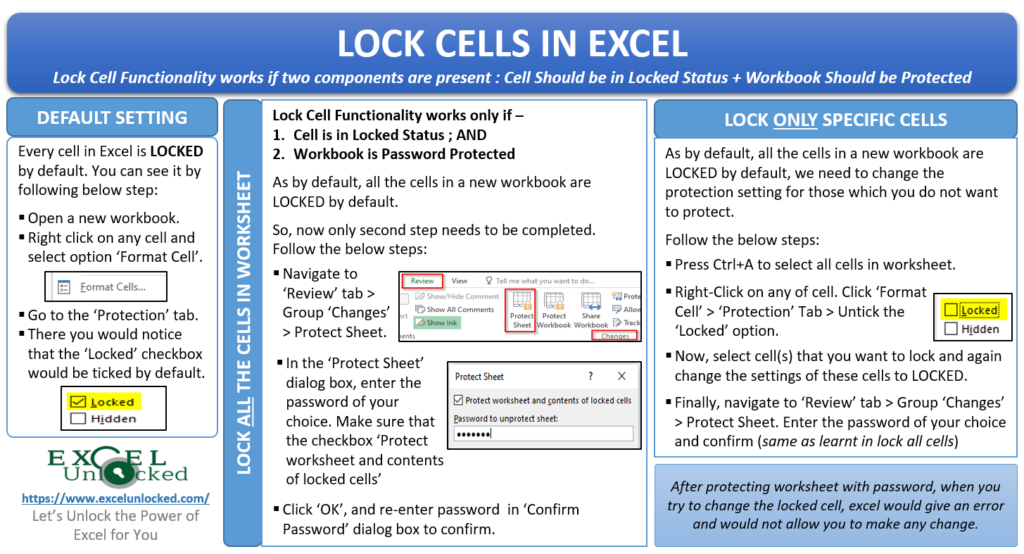 How To Lock Cells In Excel In Mac And Windows