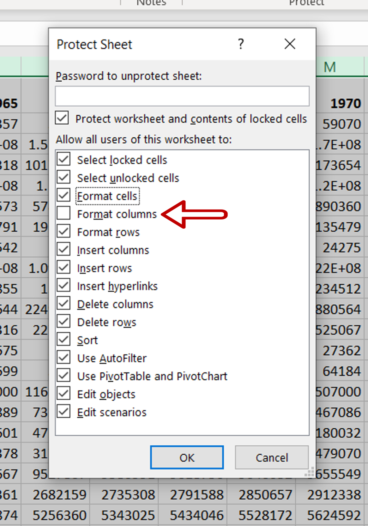 How To Lock Column Width And Row Height In Microsoft Excel Gear Up Windows