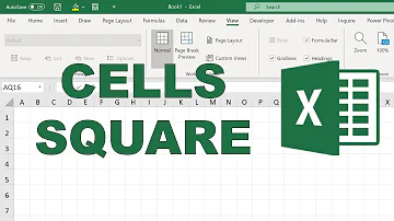 How To Make Cells Square In Excel Youtube