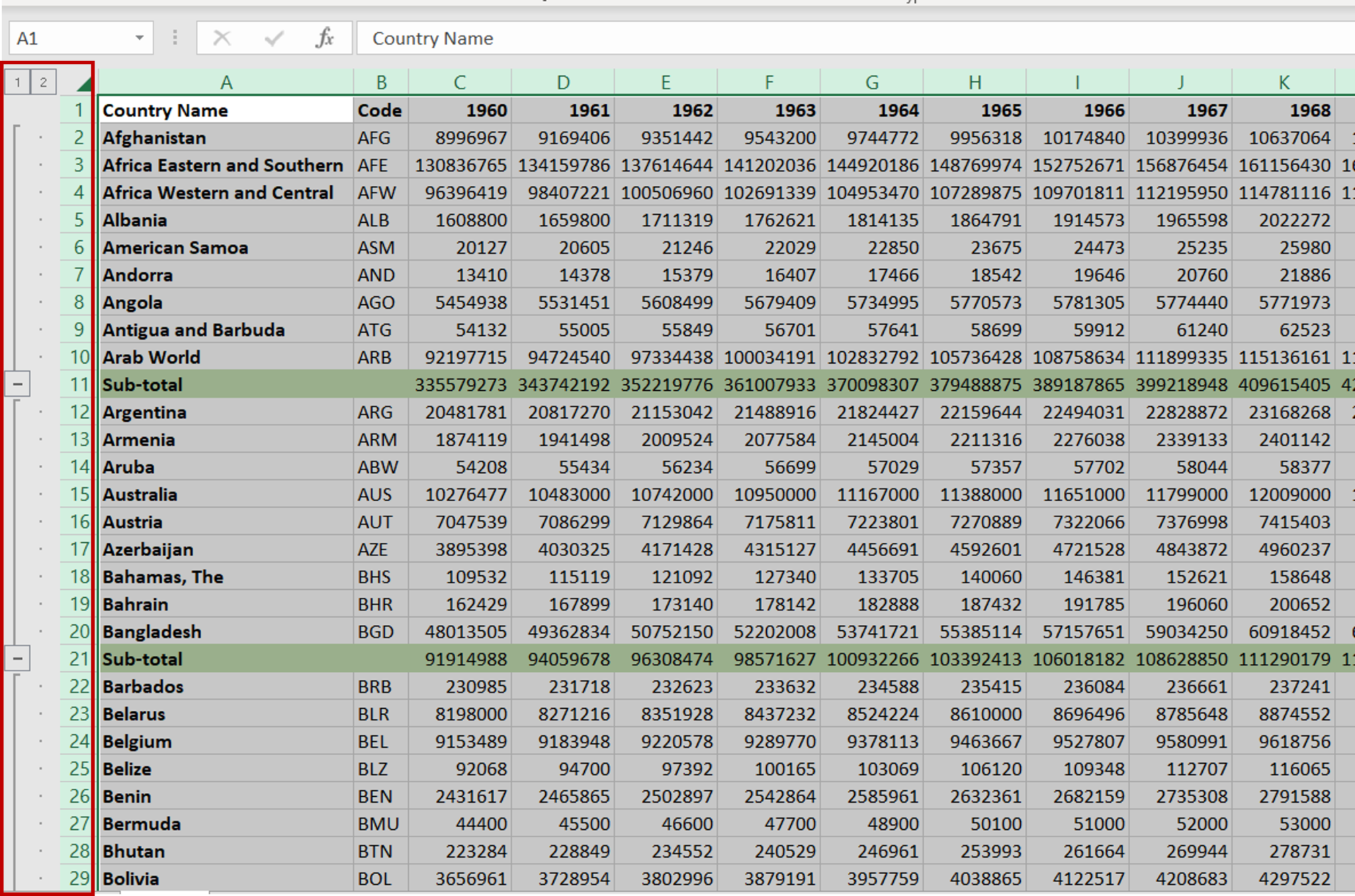 Master Excel: Create Collapsible Sections Easily