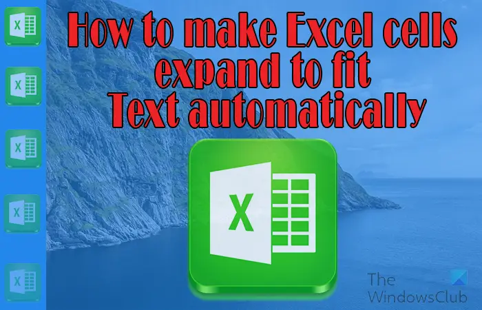 How To Make Excel Cells Expand To Fit Text Automatically Ms Excel