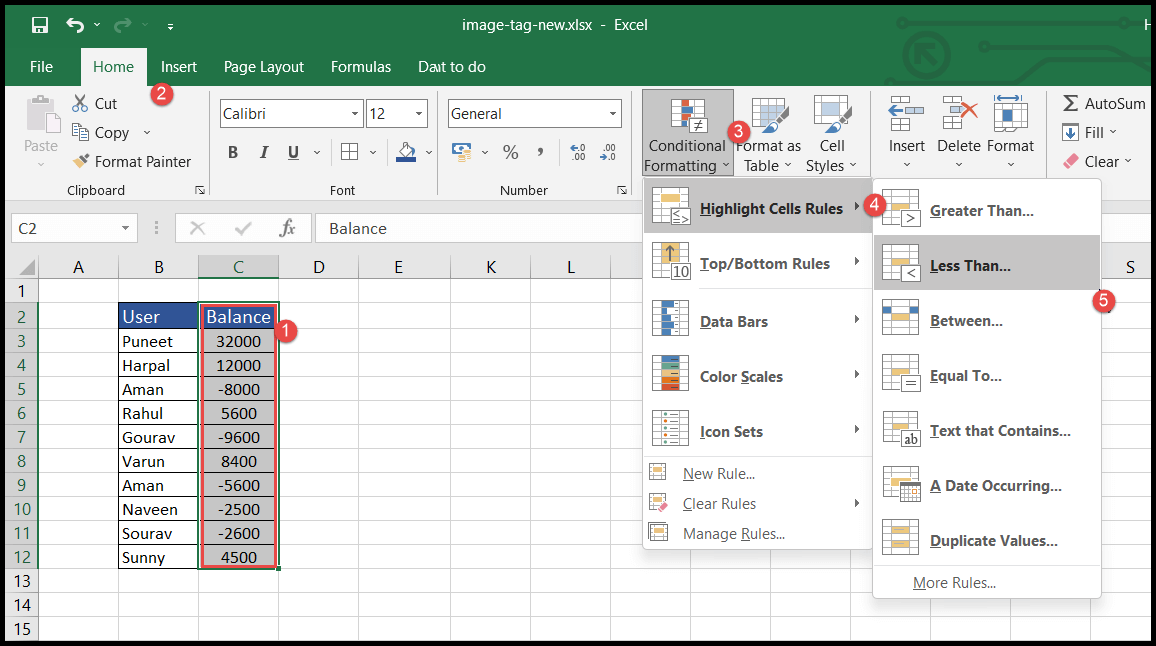 How To Make Negative Values Red In Excel Excel Negative Numbers In Brackets Auditexcel Co Za