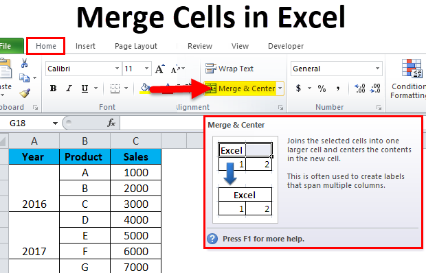 How To Merge Cells In Excel Table 7 Ways Exceldemy