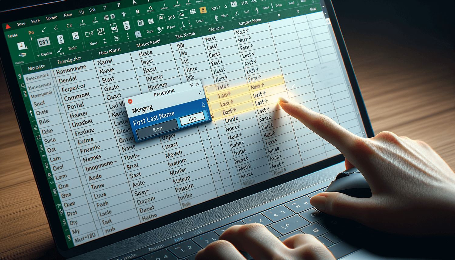 How To Merge First And Last Name In Excel Learn Excel