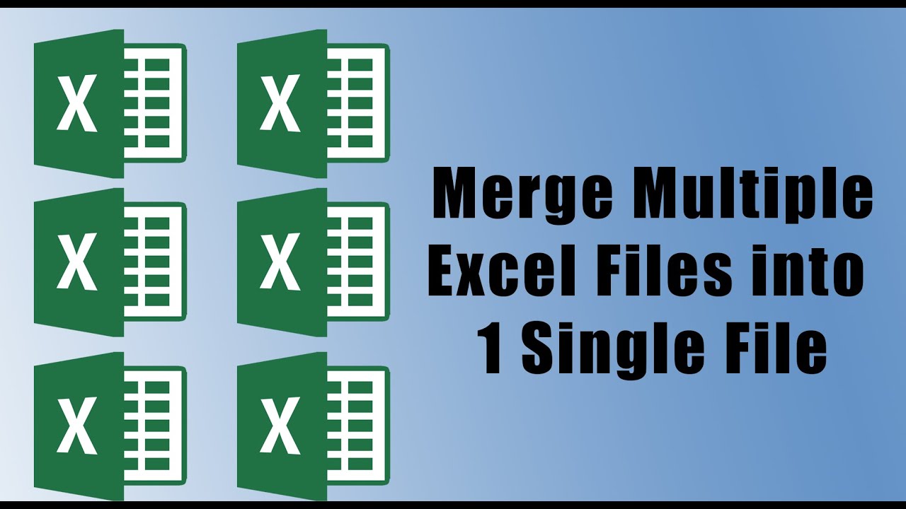 How To Merge Multiple Excel Files Into One In Seconds Youtube