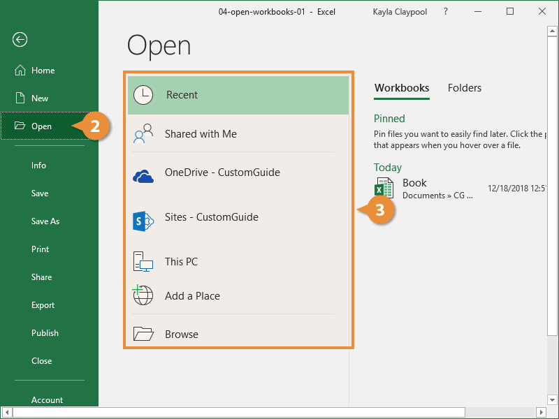 How To Open A File In Excel Existing New Excel Workbook