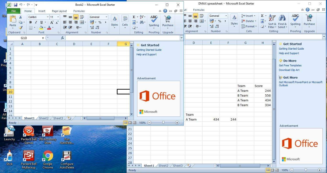 How To Open Excel Files In Two Separate Windows 2010 Youtube