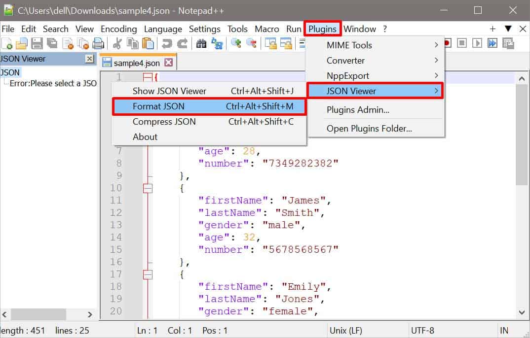 How To Open Json File In Excel Data Import Free Online Tutorial Library