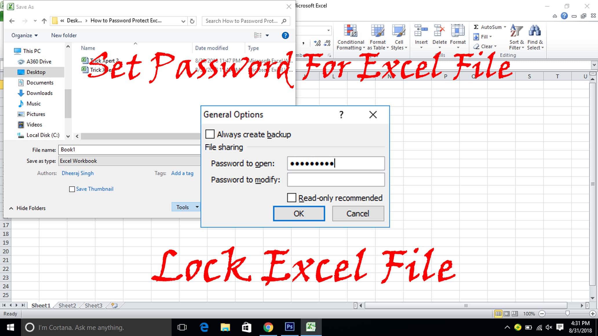 5 Simple Ways to Open Password Protected Excel Files