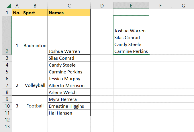 How To Paste List Into Excel Cells Loislam