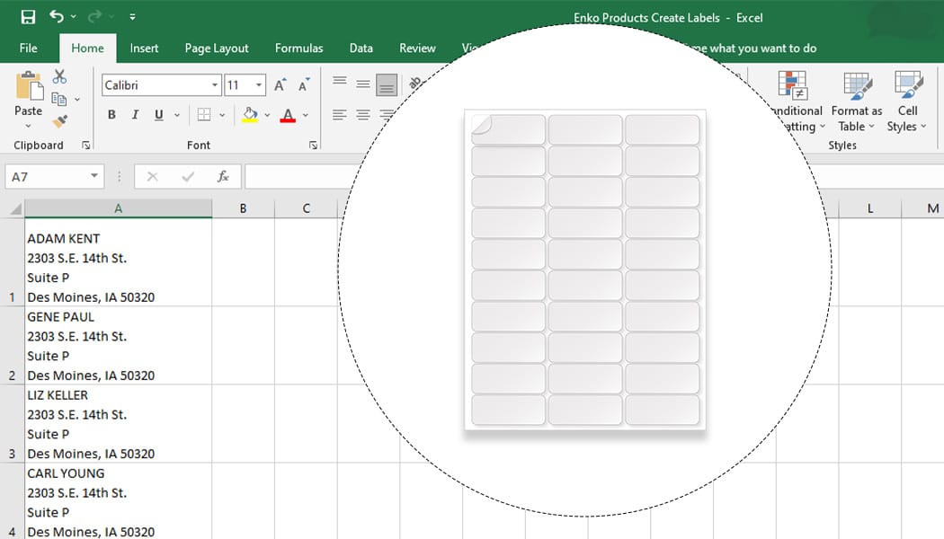 How To Print Avery Labels From Excel 2 Simple Methods