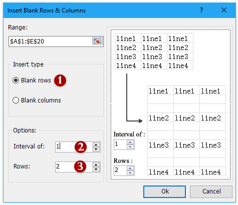 How To Quickly Insert Multiple Blank Rows Or Columns In Excel At Once