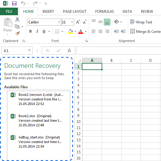 How To Recover Deleted Excel Sheet Data Youtube