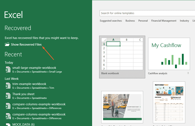 How To Recover Temporary Excel Files From Windows