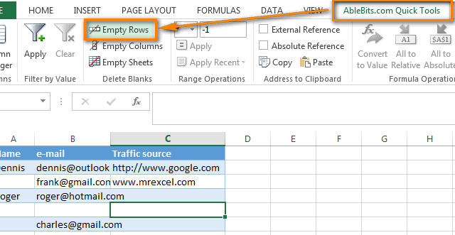 How To Remove Blank Rows In Excel The Easy Way Makeuseof